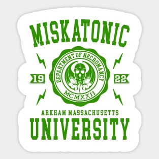 CTHULHU - MISKATONIC UNIVERSITY Sticker